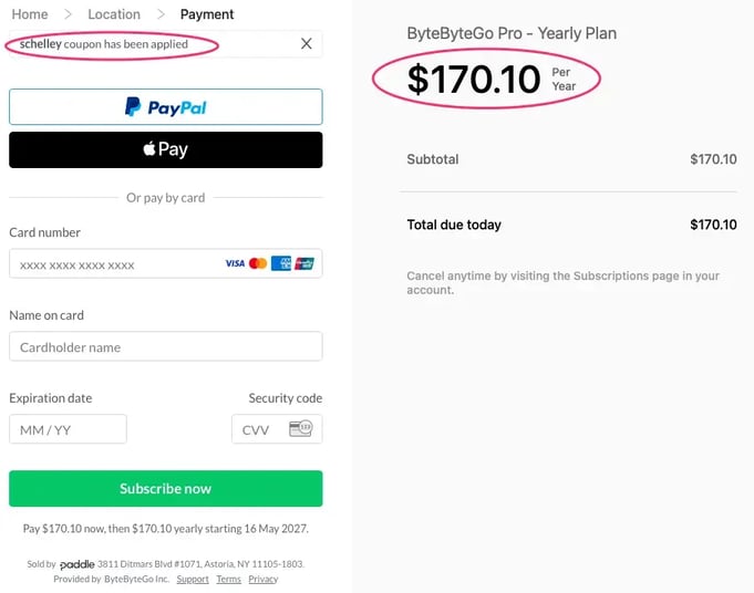 Get 10% extra discount for Yearly Plan after applying coupon code schelley